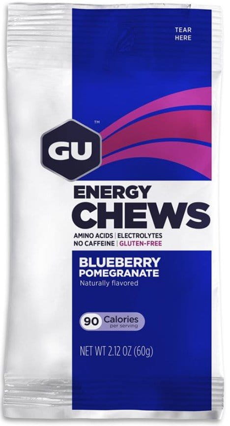 Energiegels GU Energy Chews 60 g Blueberry Pomegr
