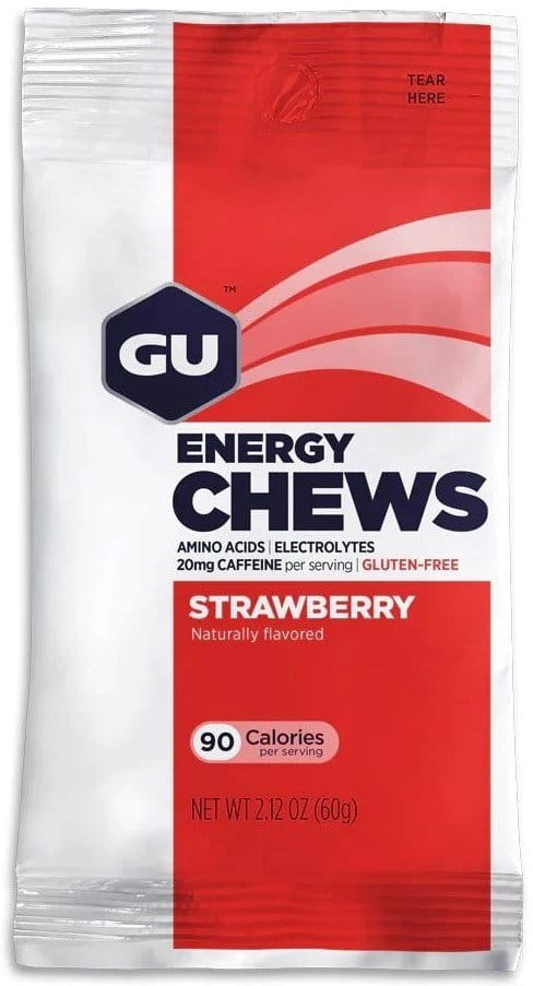 Energiegels GU Energy Chews 60 g Strawberry