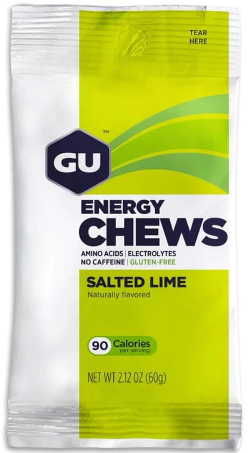 Energiegels GU Energy Chews 60 g Salted Lime 1 SÁČ