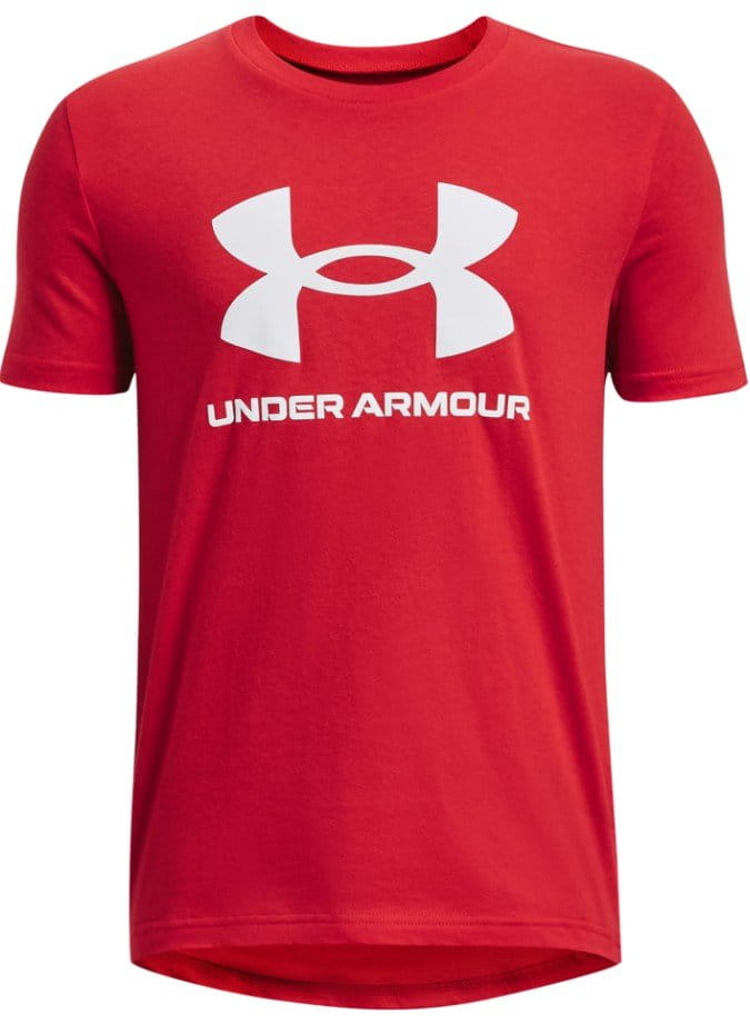 T-shirt Under Armour UA B SPORTSTYLE LOGO SS-RED