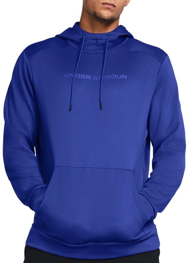 Sweatshirt met capuchon Under UA Armour Fleece Wordmark HD-BLU