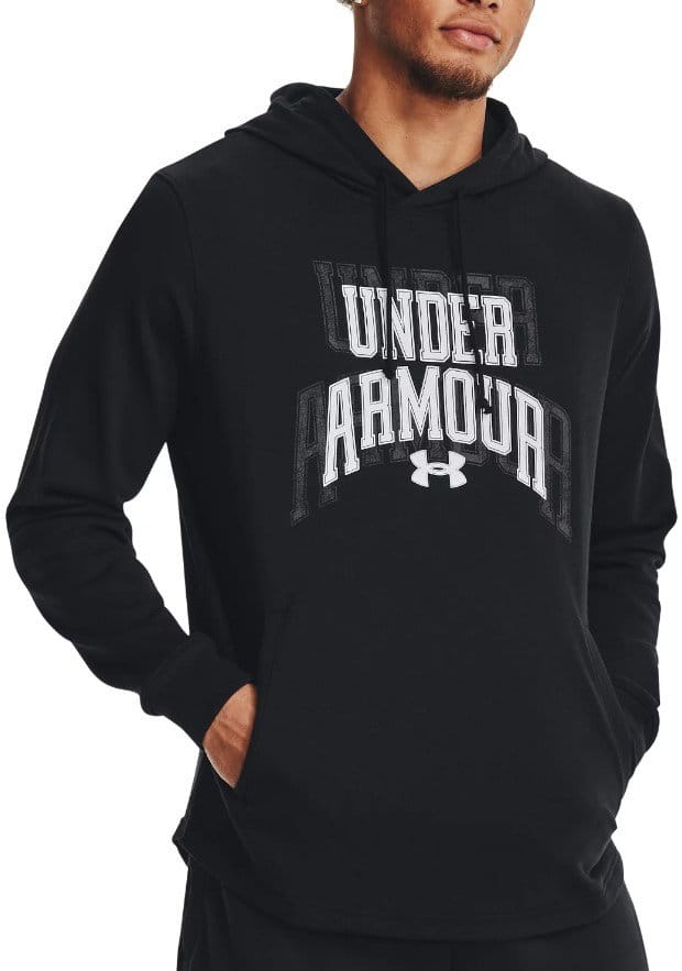 Sweatshirt met capuchon Under Armour UA Rival Terry Graphic HD-BLK