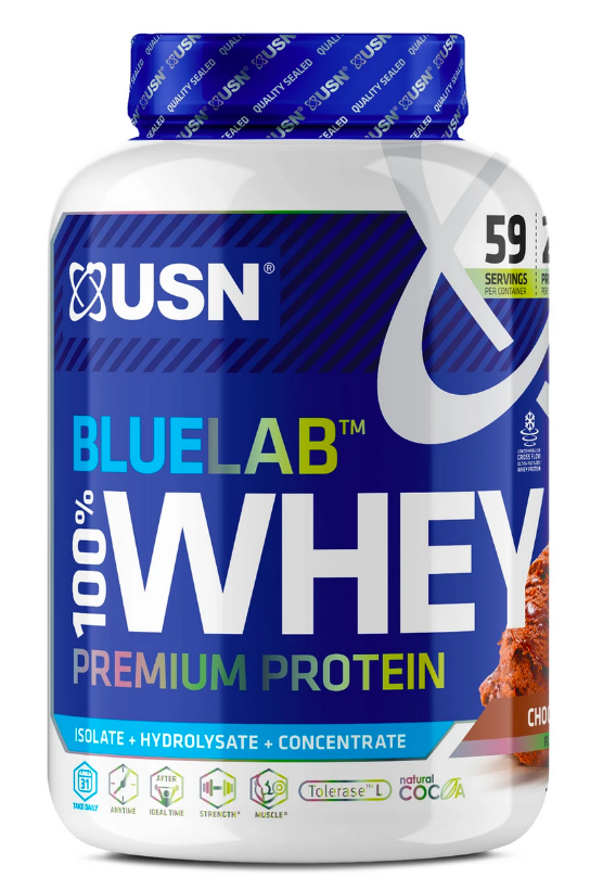 Eiwitpoeders USN BlueLab 100% Whey Premium Protein chocolate 2kg